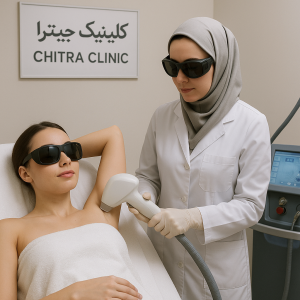 کلینیک چیترا خدمات لیزر موهای زائد در مشهد هاشمیه